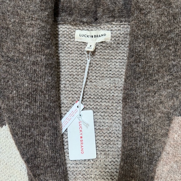 NWT Lucky Brand Horse Knit Cardigan - Picture 4 of 7